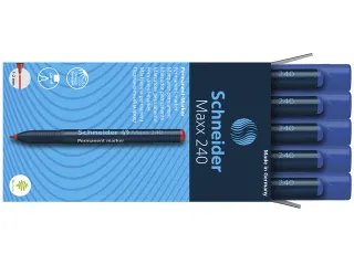 Marker Schneider Maxx 240 permanent ronde punt blauw - 6