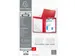 Klemplaat/klep gecoa t papier A4 rood
