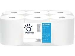 Papieren handdoeken Maxi Centerfeed 2-laags 108m 450 vel, pak 6 rollen
