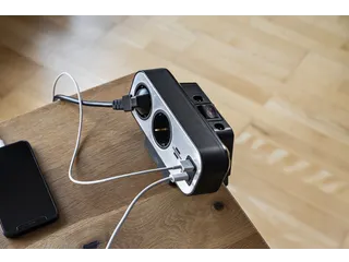 Stekkerdoos Brennenstuhl Estilo bureau duplex 10-voudig 1 USB C, 1 USB - 12