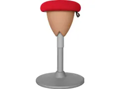 Ergonomische Zit-Sta Kruk Rood