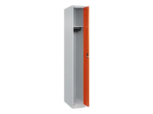 locker,HxBxD 1850x250x500mm,1vak,vak B 250mm,cil.-slot,staand op vloer