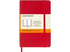 Moleskine Colored Soft Cover Classic Notebook A6 Notitieboek lijn Rood