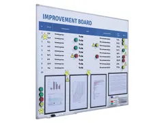 Verbeterbord + starterkit visual management 90x120cm
