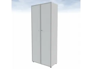 Vitrinekast Hxbxd 2140x860x450mm 5 Oh Wit - 3
