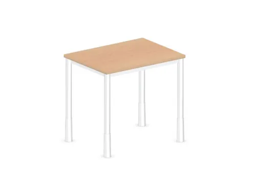 In hoogte verstelbaar bureau,HxBxD 720-840x800x600mm,NE-esdoorn
