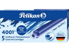 Pelikan Grote Inktpatronen 4001 Koningsblauw