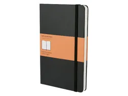 Notitieboek Moleskine large 130x210mm lijn hard cover zwart