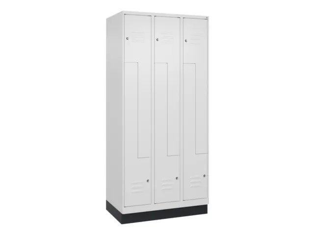 armoire vestiaire Z HxlxP 1950x900x500mm larg. compart. 150/300mm