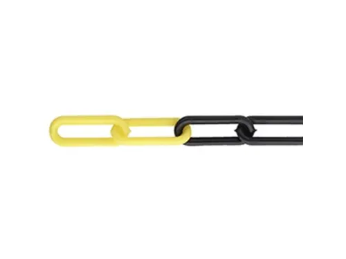 Afzetketting Geel/Zwart 50 Meter
