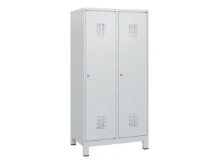 schoollocker,HxBxD 1630x800x500mm,2vak,vak B 400mm,cil.-slot,voeten - 2