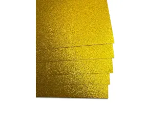 Glitterkarton Kangaro Arabisch goud 50x70cm pak à 10 vel - 3