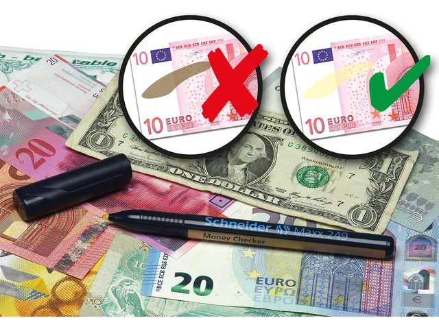 money checker Schneider Maxx 249 Valsgelddetector pen op blister
