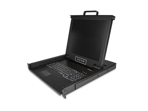 17 inch LCD VGA KVM Console voor Server Rack 1U met USB QWERTY