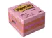 Bloc-mémos Post-it 20511P cube 51x51mm rose 400 feuillets