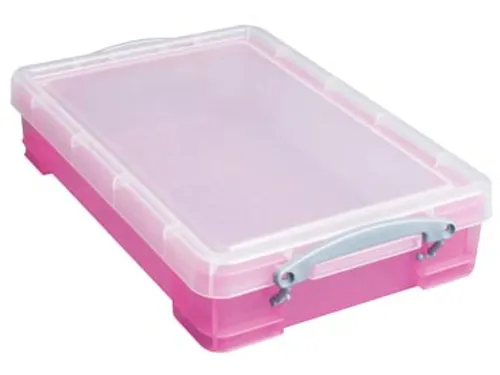 Opbergdoos 4 Liter Transparant Roze