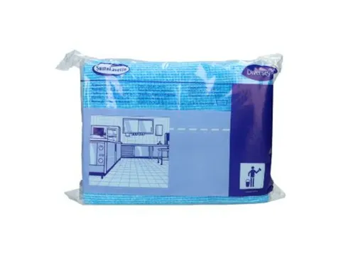 Suma Lavette Hygiënedoek Blauw 6x25 Stuks 51x36cm
