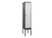 locker voor scheiding van kleding,HxBxD 2120x400x500mm,1vak