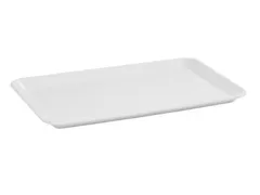 Vitrineschaal 30 cm Wit