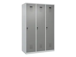 locker,HxBxD 1850x1200x500mm,3vak,vak B 400mm,draaigrendel - 3
