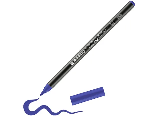 Brushpen edding 4200 porselein blauw