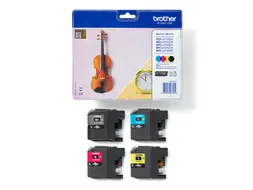 Brother LC-127XL Valuepack Inktcartridges Zwart + Kleur XL