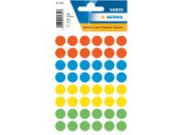 Etiket Herma 1851 Rond 12mm 240 stuks Assorti