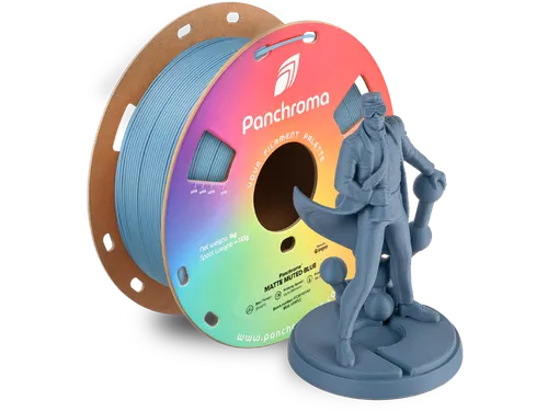 PLA Matte 1,75mm Muted blauw 1kg Panchroma 3D Filament
