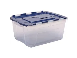 Opbergbox 45 Liter Transparant Blauw