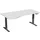 In hoogte verstelbaar bureau in vrije vorm,HxBxD 730-1230x1800x1000mm