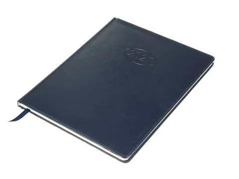 Agenda hebdomadaire Multo Hannibal 210x260mm 7 jours/2 pages bleu