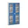 vitrinekast 2000x1050x350mm 4xStalen bodem romp RAL7035 front RAL5010