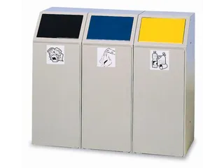 Afvalverzamelaar 69 liter recyclebaar materiaal deur voor Geel - 2