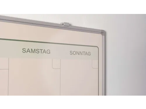 Weekplanner Elegance Duits softline profiel 8mm 90x120cm aluframe