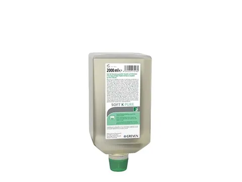 Soft K Pure was -& douchegel geurvrij 2 liter vulling