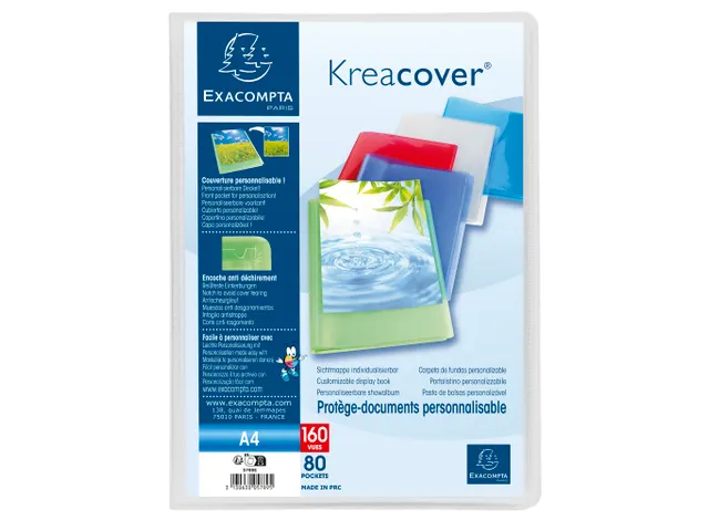 Protège-documents en polypropylène semi-rigide KreaCover Chromaline