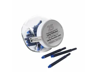 Inktpatroon Pelikan voor Lamy vulpen koningsblauw pot à 25 stuks - 1