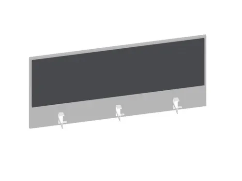 baliepaneel bureau aanbouw achter MP-lichtgrijs antraciet 1200mm