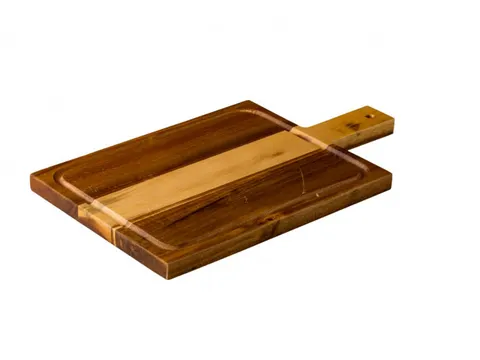 Snijplank hout met greep 40x23x2cm