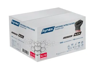 Handschoen Hynex Nitril XL zwart extra sterk 5gr 100 stuks - 5