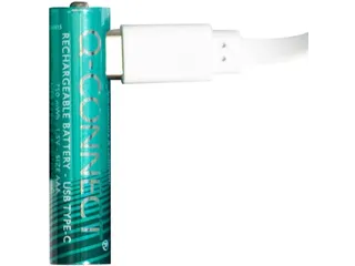 Q-CONNECT USB-C herlaadbare batterijen AAA, blister van 4 stuks - 7