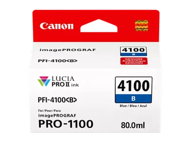 6786C001 Canon PFI4100B IPF inkt blauw