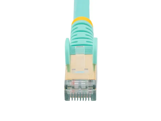 1m CAT6a Ethernet kabel aqua STP