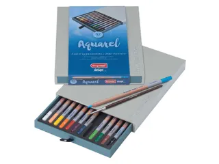 Kleurpotloden Bruynzeel 8835 Design aquarel 12stuks assorti - 1