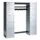 locker met kapstok,HxBxD 1950x1870x480mm,romp RAL7016,front RAL7016