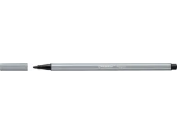 Viltstift STABILO Pen 68/95 medium middel koudgrijs