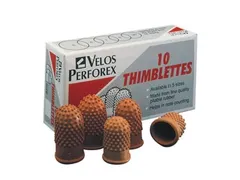 Doigtiers Velos n°00 Ø14mm Orange paquet de 10 pièces