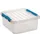 Sunware Opbergbox Q-line 18 Liter Transparant Blauw