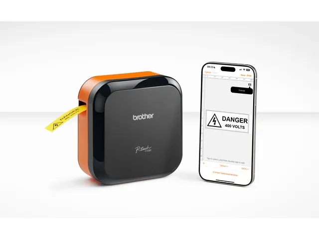 Imprimante étiquette Brother P-Touch Cube Plus TZe PT-E720BT 24mm ora