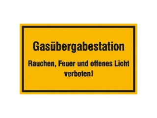aanwijzingsbord,Gasuitgifteplek,aluminium gemerkt,gemoffeld - 1